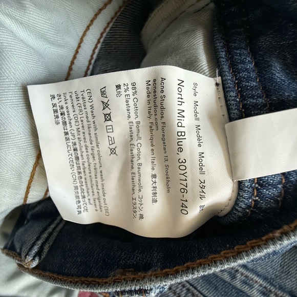 Acne studios bla konst jeans size 31x32 - Picture 6 of 6